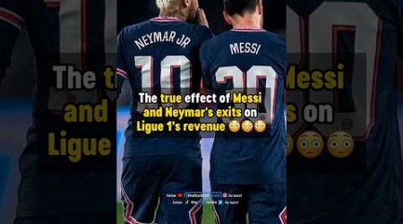 Ligue 1 SUFFERS due to Messi and Neymar leaving 