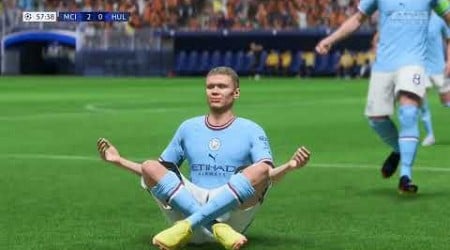 FIFA 23 | Manchester City 3 - 0 Hull City Goals Haaland | Champions League | Xbox Series S Gameplay