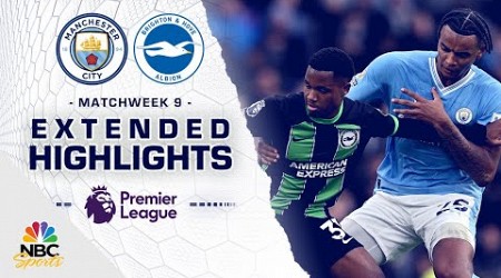 Manchester City v. Brighton | PREMIER LEAGUE HIGHLIGHTS | 10/21/2023 | NBC Sports