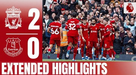 EXTENDED HIGHLIGHTS: Liverpool 2-0 Everton | Salah double secures derby win