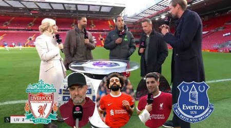 Liverpool vs Everton 2-0 Mohamed Salah Two Goals⚽ Szoboszlai, Virgil And Jurgen Klopp Reaction