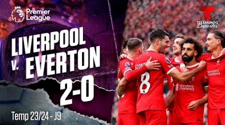 Highlights &amp; Goles: Liverpool v. Everton 2-0 | Premier League | Telemundo Deportes