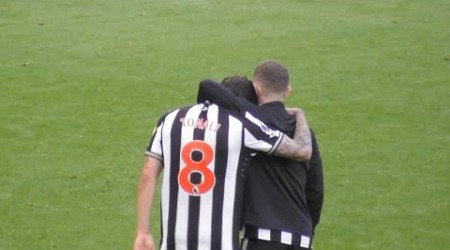 An emotional Sandro Tonali leads the lap of appreciation at St. James&#39; Park