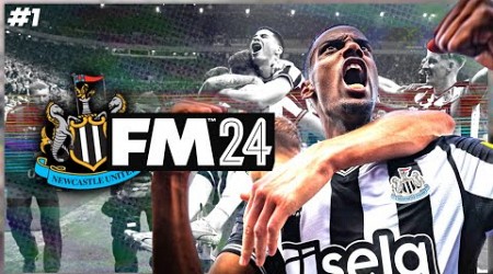 A NEW ADVENTURE BEGINS IN FOOTBALL MANAGER 2024 | FM24 Newcastle