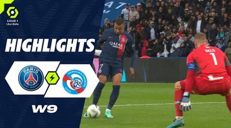 PARIS SAINT-GERMAIN - RC STRASBOURG ALSACE (3 - 0) - Highlights - (PSG - RCSA) / 2023-2024