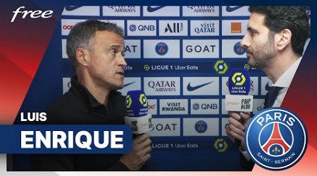 PSG/Strasbourg - L. Enrique : &quot;On a fait ce qu&#39;on devait faire&quot; - BORD-TERRAIN