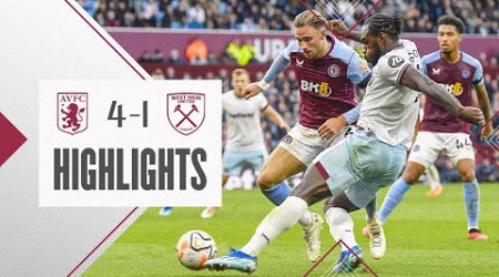 Aston Villa 4-1 West Ham | Premier League Highlights