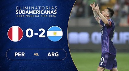 PERÚ vs. ARGENTINA [0-2] | RESUMEN | ELIMINATORIAS SUDAMERICANAS | FECHA 3