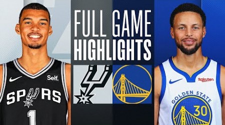 SPURS at WARRIORS | NBA PRESEASON FULL GAME HIGHLIGHTS | October 20, 2023