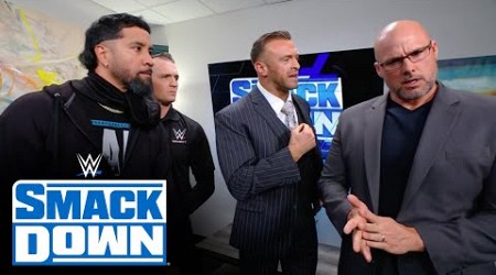 Nick Aldis throws Jey Uso and Adam Pearce out of SmackDown: SmackDown highlights, Oct. 20, 2023