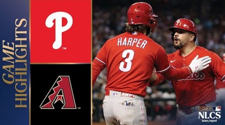 Phillies vs. D-backs NLCS Game 5 Highlights (10/21/23) | MLB Highlights