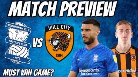 MUST WIN FOR ROONEY? BIRMINGHAM CITY VS HULL CITY | MATCH PREVIEW