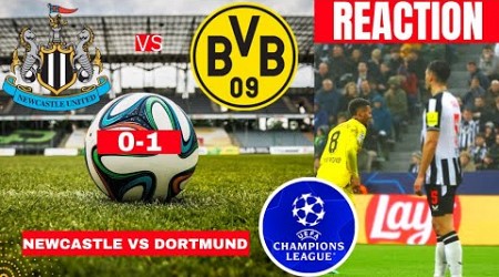 Newcastle vs Borussia Dortmund 0-1 Live Stream Champions league Football UCL Match Score Highlights