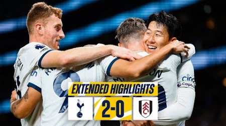 TOTTENHAM HOTSPUR 2-0 FULHAM // PREMIER LEAGUE EXTENDED HIGHLIGHTS