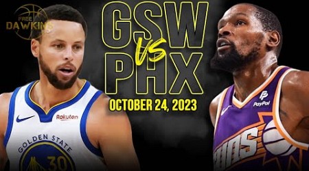 Golden State Warriors vs Phoenix Suns Full Game Highlights | October 24, 2023 | FreeDawkins