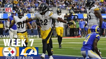 Pittsburgh Steelers vs. Los Angeles Rams | 2023 Week 7 Game Highlights