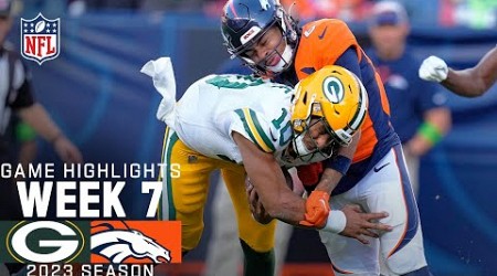 Green Bay Packers vs. Denver Broncos | 2023 Week 7 Game Highlights