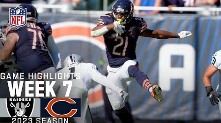 Las Vegas Raiders vs. Chicago Bears | 2023 Week 7 Game Highlights