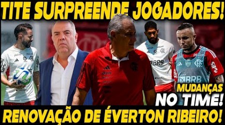 TITE SURPREENDE JOGADORES! RENOVAÇÃO DE ÉVERTON RIBEIRO! MUDANÇAS NO TIME!