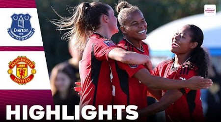 Manchester United vs Everton | Highlights | FA Women&#39;s Super League 22-10-2023