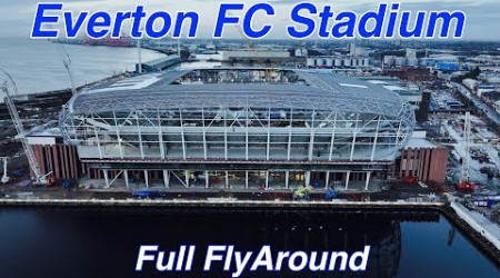 NEW Everton FC Stadium at Bramley Moore Dock. A Full FlyAround on 26.10.23