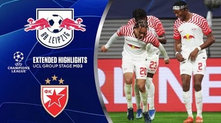 RB Leipzig vs. Crvena zvezda: Extended Highlights | UCL Group Stage MD 3 | CBS Sports Golazo