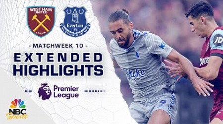 West Ham United v. Everton | PREMIER LEAGUE HIGHLIGHTS | 10/29/2023 | NBC Sports