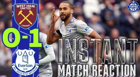 West Ham United 0-1 Everton | Instant Match Reaction