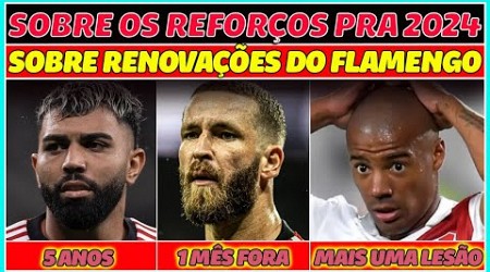 SOBRE REFORÇOS PRA 2024: BRUNO MENDEZ, DE LA CRUZ, SIMON | SOBRE RENOVAÇÕES: EVERTON, BRUNO, GABI E+