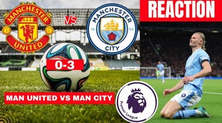 Manchester United vs Man City 0-3 Live Premier League EPL Football Match Score Highlights Derby