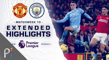 Manchester United v. Manchester City | PREMIER LEAGUE HIGHLIGHTS | 10/29/2023 | NBC Sports