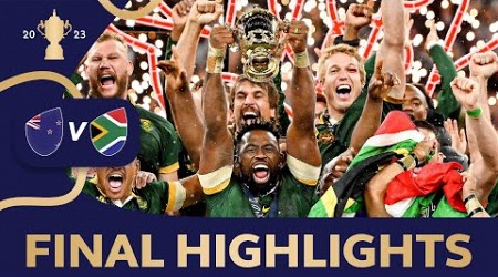 Most DRAMATIC Rugby World Cup final ever | New Zealand v South Africa | Rugby World Cup 2023