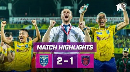 Match Highlights | Kerala Blasters FC 2-1 Odisha FC | MW 5 | ISL 2023-24