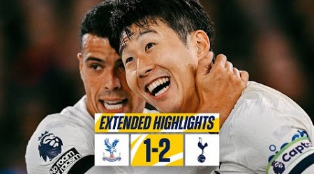 CRYSTAL PALACE 1-2 TOTTENHAM HOTSPUR // PREMIER LEAGUE EXTENDED HIGHLIGHTS