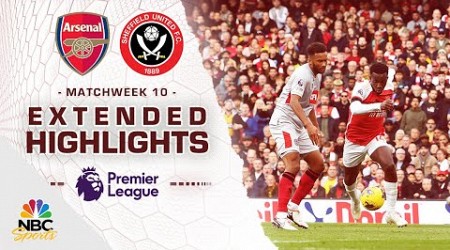 Arsenal v. Sheffield United | PREMIER LEAGUE HIGHLIGHTS | 10/28/2023 | NBC Sports