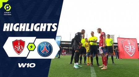 STADE BRESTOIS 29 - PARIS SAINT-GERMAIN (2 - 3) - Highlights - (SB29 - PSG) / 2023-2024