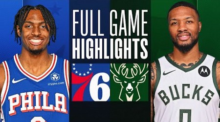 76ERS at BUCKS | FULL GAME HIGHLIGHTS | October 26, 2023