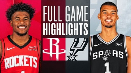 ROCKETS at SPURS | FULL GAME HIGHLIGHTS | October 27, 2023