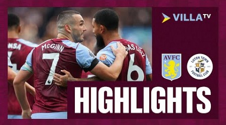 MATCH HIGHLIGHTS | Aston Villa 3-1 Luton Town