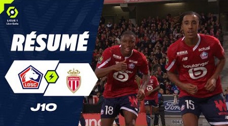 LOSC LILLE - AS MONACO (2 - 0) - Résumé - (LOSC - ASM) / 2023-2024