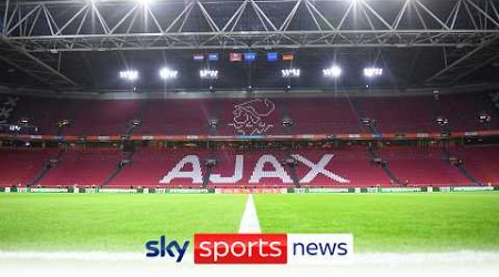 Ajax appoint John van&#39;t Schip as interim head coach with the Dutch side bottom of the Eredivisie