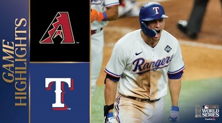 D-backs vs. Rangers World Series Game 1 Highlights (10/27/23) | MLB Highlights