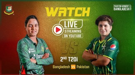 Bangladesh Women vs Pakistan Women | 2nd T20i Match | ZACS