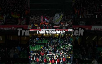 Leverkusen Fans wird wegen Banner Transfeindlichkeit vorgeworfen 