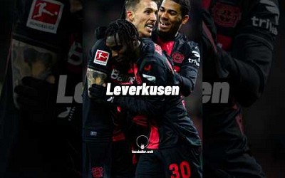 Bayer Leverkusen ist der erste Verein der Bundesliga-Geschichte der… 