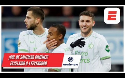 GOLAZO DE SANTIAGO GIMÉNEZ para adelantar al Feyenoord ¡REGRESÓ LA MAGIA! | Eredivisie