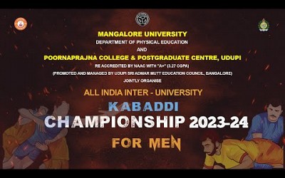 All india Inter university Kabbadi Championship Semi Finals|Poorna prajna college Udupi