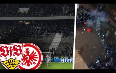 Frankfurt - Stuttgart: Auseinandersetzung zwischen Polizei und Eintracht-Ultras