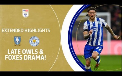 LATE OWLS &amp; FOXES DRAMA! | Sheffield Wednesday v Leicester City extended highlights