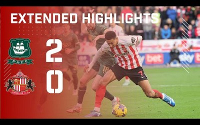 Extended Highlights | Plymouth Argyle 2 - 0 Sunderland AFC
